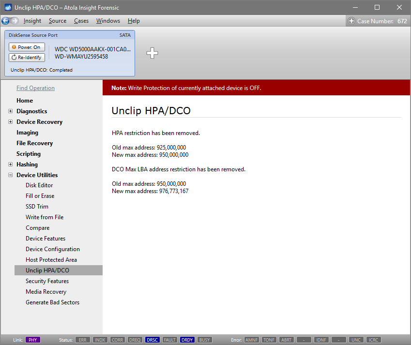 HPA and DCO restrictions cleared